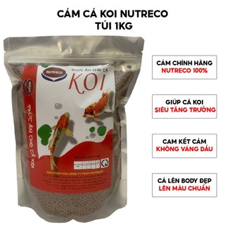 Cám Cá Koi Nutreco 42% Đạm Không váng dầu, độ đạm cao, thức ăn cá koi Nutreco