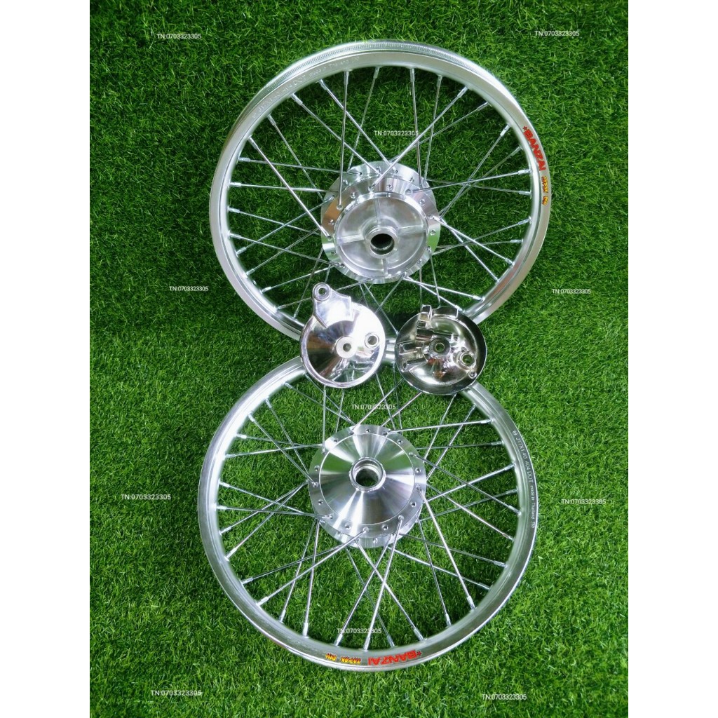 CẶP BÁNH CĂM  WAVE,DREAM, NIỀN BAN ZAI. SOLUTER . DALE.SHARK SPEED THÁI CĂM ĐÙM MẠ CROM LOẠI 1 KÈM 2 MÁ  ĐÙM .