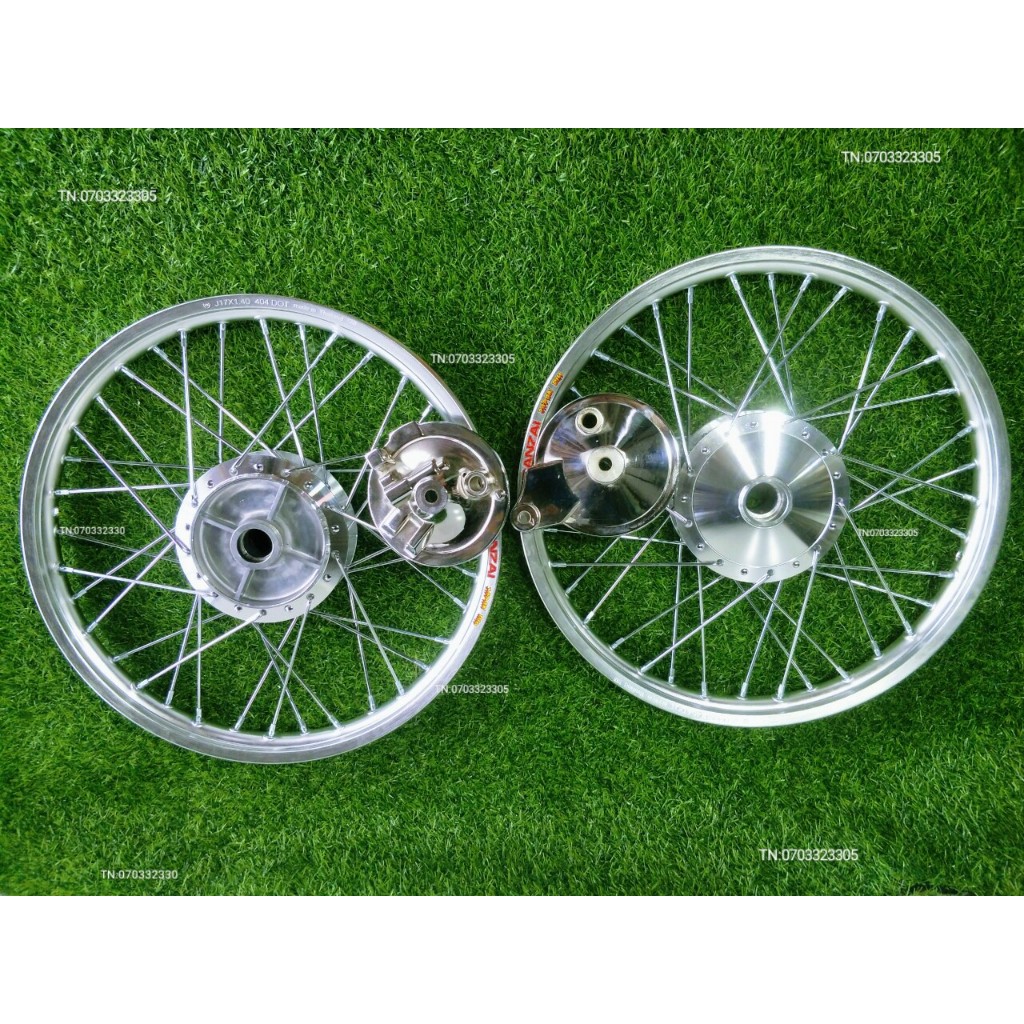 CẶP BÁNH CĂM  WAVE,DREAM, NIỀN BAN ZAI. SOLUTER . DALE.SHARK SPEED THÁI CĂM ĐÙM MẠ CROM LOẠI 1 KÈM 2 MÁ  ĐÙM .