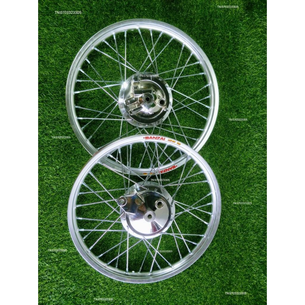 CẶP BÁNH CĂM  WAVE,DREAM, NIỀN BAN ZAI. SOLUTER . DALE.SHARK SPEED THÁI CĂM ĐÙM MẠ CROM LOẠI 1 KÈM 2 MÁ  ĐÙM .