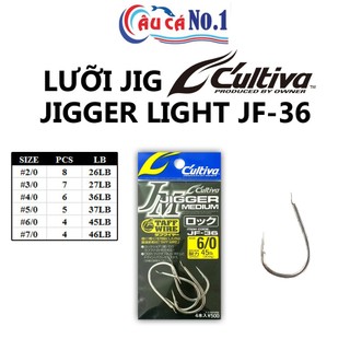 Lưỡi jig câu cá c'ultiva jigger light jf-36