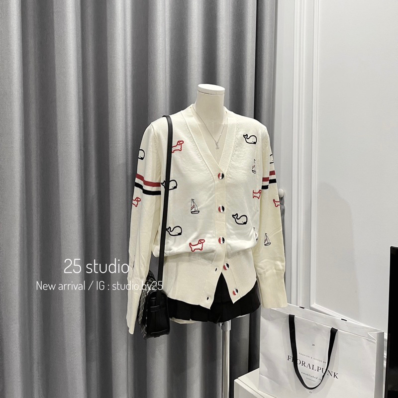 ÁO CARDIGAN LEN DỆT CÁ HEO HÀNG QC | STUDIOBY25