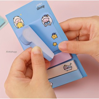 GIẤY NHỚ 4 TẬP THÚ CƯNG