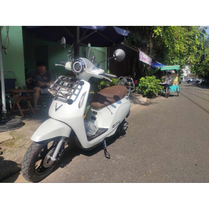 Combo 3 món xe điện VinFast evo200 gồm Baga trước + Baga tựa lưng + Kính chắn gió