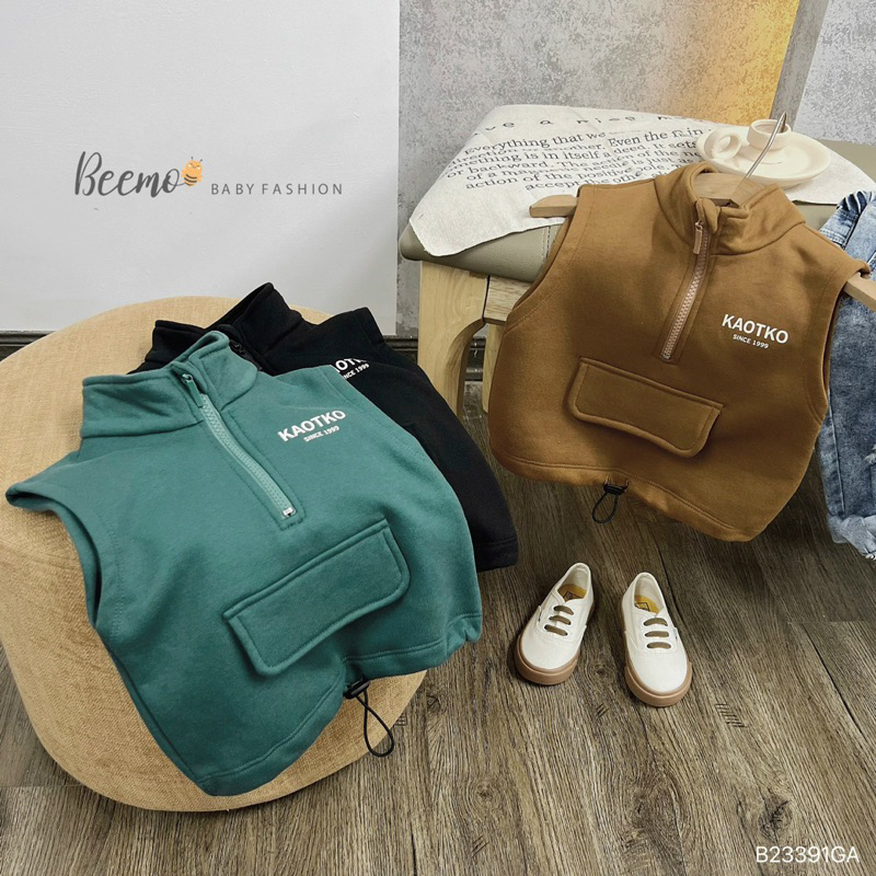 ÁO GILE IN CHỮ PHỐI KHOÁ CHO BÉ