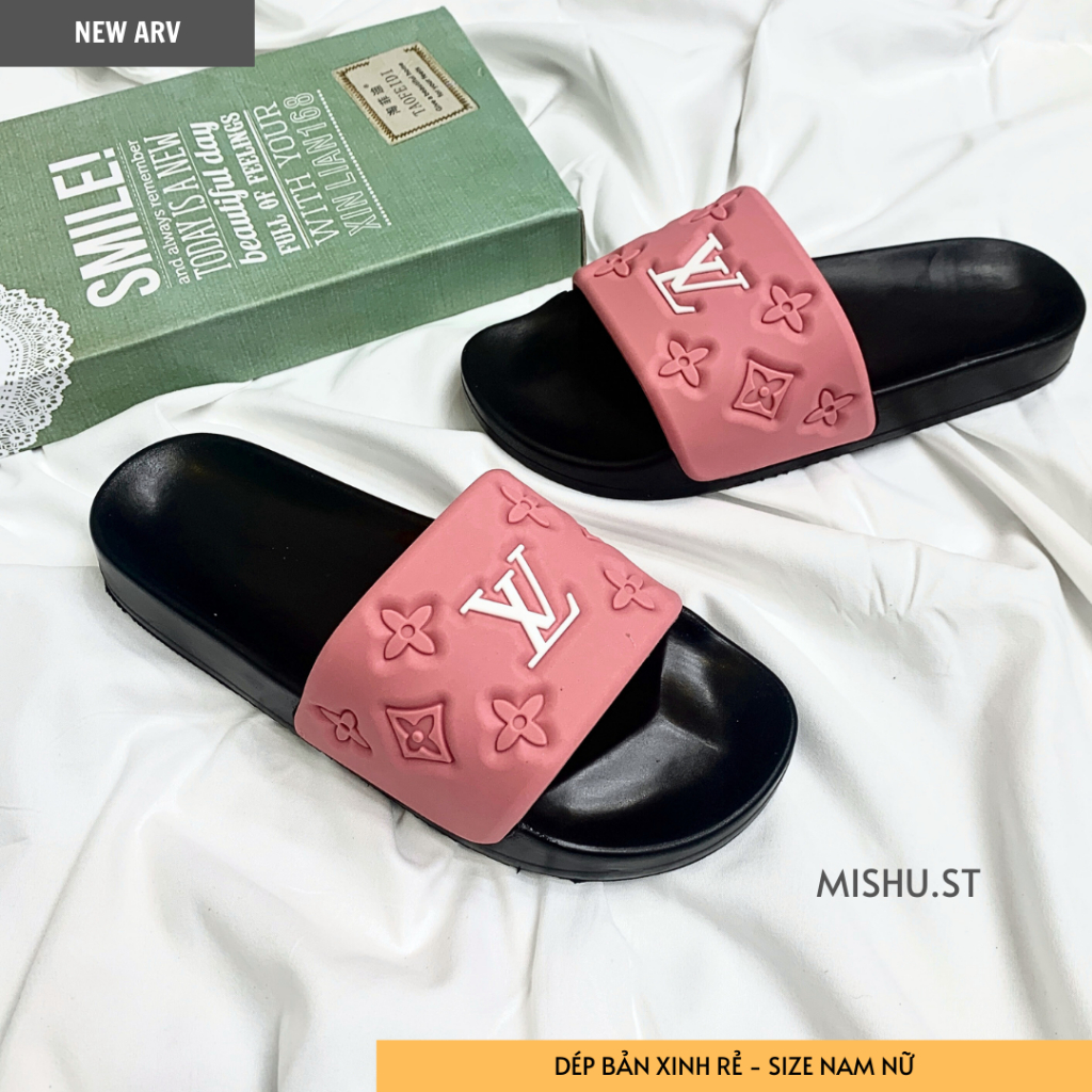 Dép nữ quai ngang nam nữ 2024 bản dày xịn trẻ trung cá tính