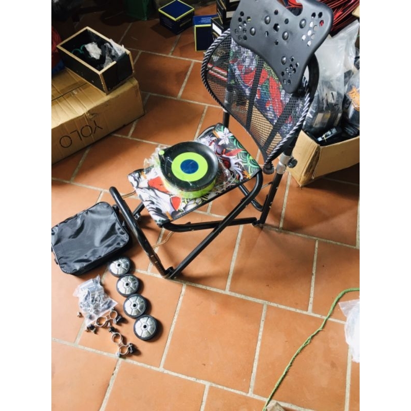 Ghế Câu Đài Địa Hình, Ghế Câu Cá Chép Tựa Cao Khung Đen Và Trắng Cao Cấp Mẫu Ghế Siêu Hot