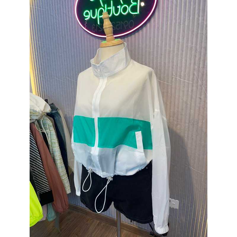 Áo khoác gió nữ hàng QC hai lớp cực ngầu