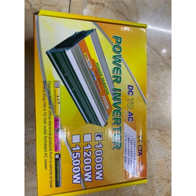 Kích Điện Inverter DC 12V Sang AC 220V Điện Áp 220W, 1000W,1200w,1500w, 2000w Sin Chuẩn 2023 Bảo Hành 2 Năm