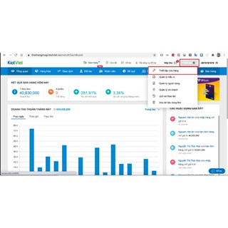 Phần mềm quản lý bán hàng KIOTVIET Thanh Lý - 6 tháng, 8 tháng, 10 tháng, 12 tháng