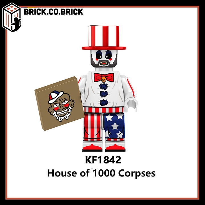 Halloween Mô hỉnh Lắp ráp Nhân vật Hóa trang Kinh Dị Đồ chơi Phim hoạt hình Lễ hội hóa trang Halloween KF6176