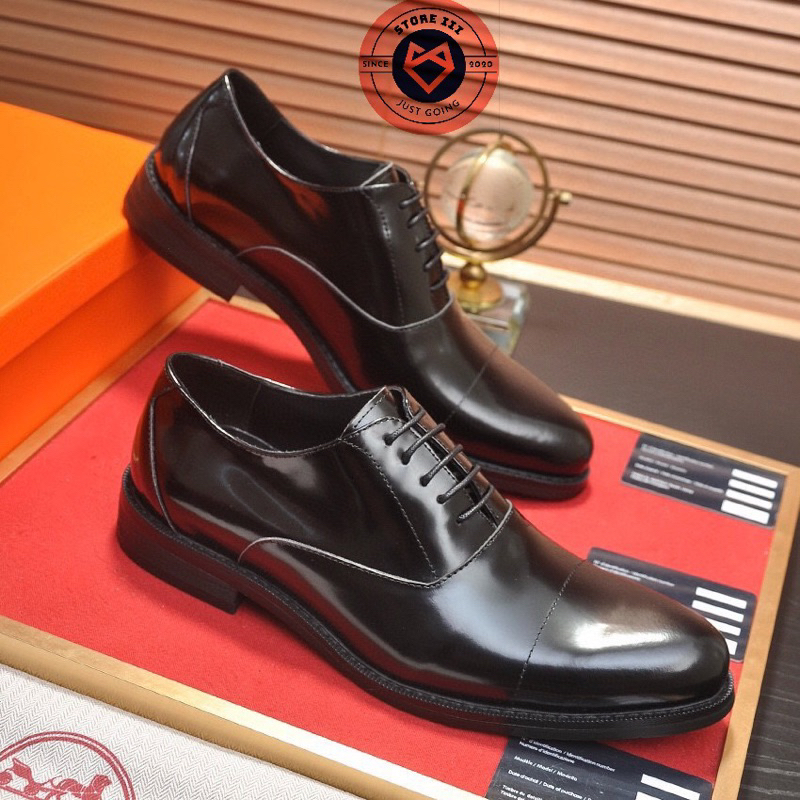 Giày Oxford H.e.r.m.e.s nam like auth, giày nam công sở da bò cao cấp – STORE III