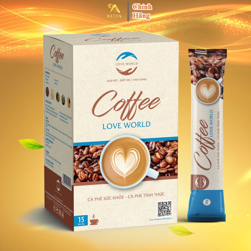Cafe Giảm Cân Love World Tẩy Da Chết Cà Phê Collagen Cafe Giảm Cân Dưỡng Chất Đốt Mỡ Dư Thừa Cafe Giảm Mỡ Bụng