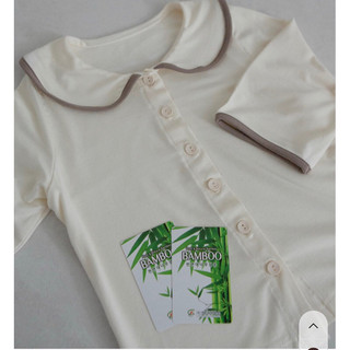 LATTE PEEKABOO bộ bamboo sợi tre cổ sen