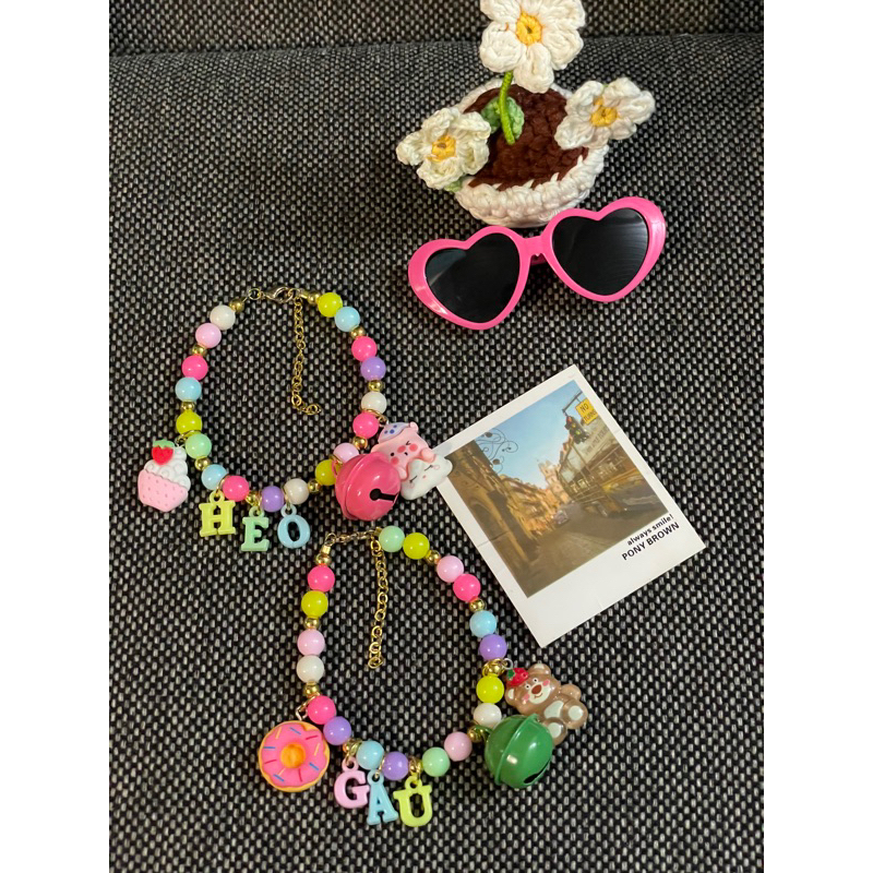 Charm nhựa chữ khắc tên theo yêu cầu siêu xinh