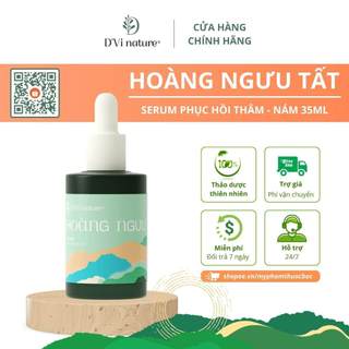 Serum hoàng ngưu tất DVi nature tái tạo da, giúp da bóng mịn, ngăn chân nám và tàn nhang quay lại