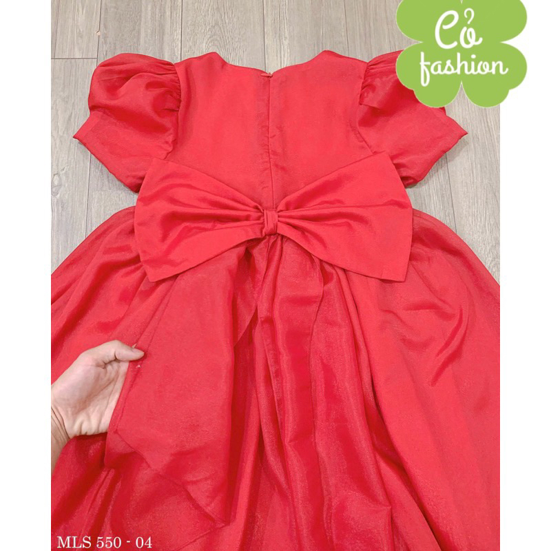 Váy tơ bé gái siêu xinh siêu bồng bềnh melisa Cỏ fashion