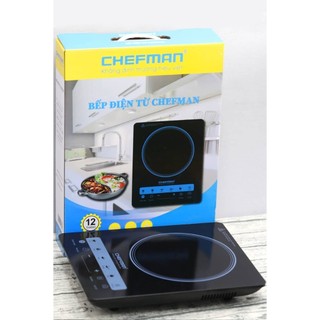 Bếp điện từ đơn Chefman CM-222 công suất 2200W cảm ứng mặt kính chịu nhiệt chịu lực tốt, độ bền cao BH 12 tháng