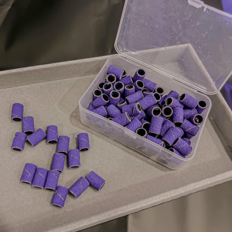 Đầu mài giấy giáp nhám mịn mỹ tím