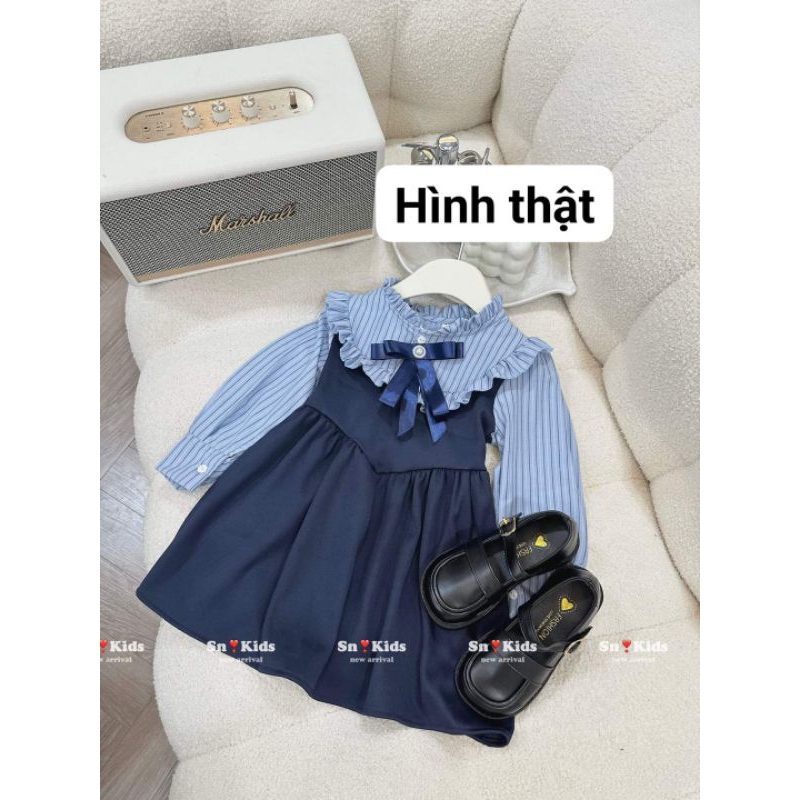 8 đến 28kg.váy tiểu thư cho bé gái.váy thu đông cho bé gái.