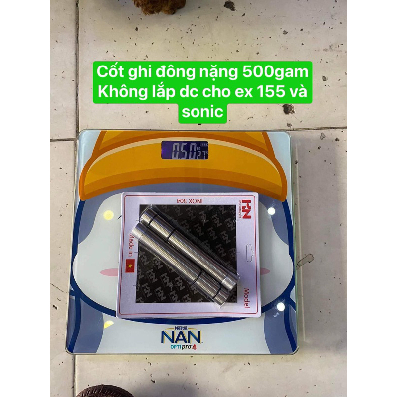 Cốt đóng ghi đông siêu nặng 450gam inox salaya