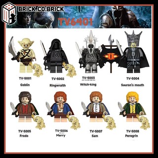 The Hobbit Đại chiến 5 cánh Quân Mô hình Đồ chơi Nhân vật The Hobbit Người Lùn Và Quái vật Lắp ráp Binh Lính Trung Cổ
