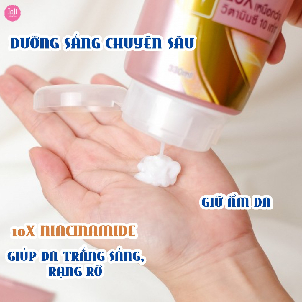 Sữa Dưỡng Thể Trắng Da Vaseline 10X GLUTA HYA 330ml