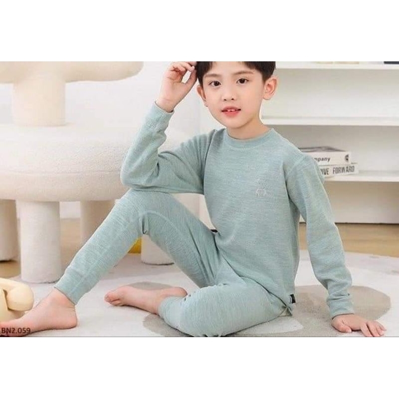 Bộ nỉ lót nỉ QC ấm áp cho bé trai và bé gái