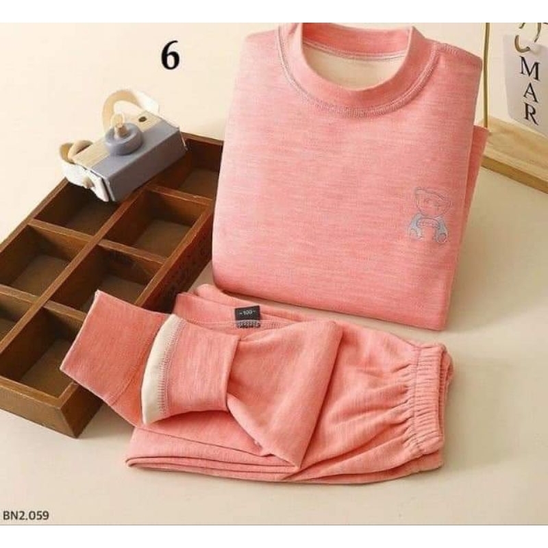 Bộ nỉ lót nỉ QC ấm áp cho bé trai và bé gái