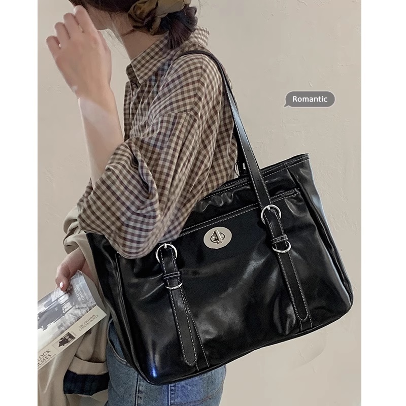 Túi tote da có khóa kéo Tuinhacam túi xách đeo vai nữ cỡ lớn đi làm đi học thời trang nữ cao cấp - TNC036