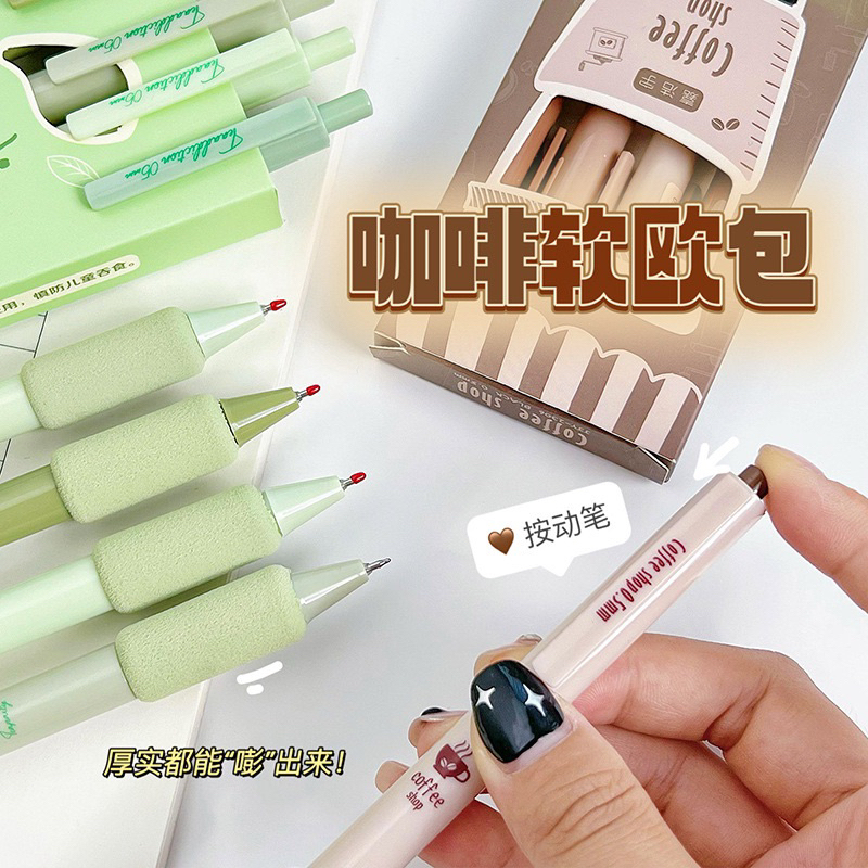 Hộp 4 bút bi có đệm viết êm tay