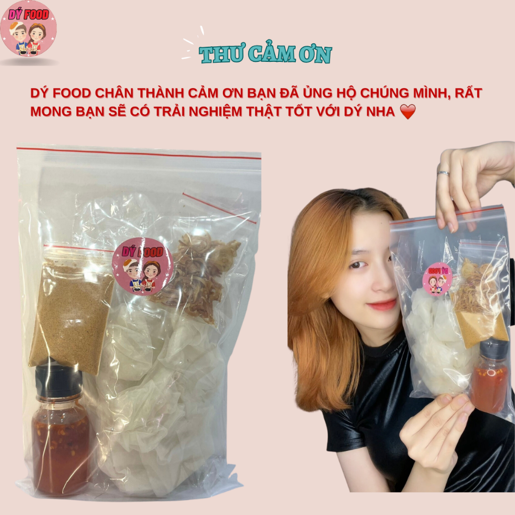 Bịch Mini Bánh Tráng Muối Tôm Siêu Sặc - Dý Food