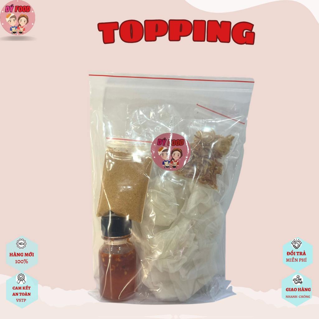 Bịch Mini Bánh Tráng Muối Tôm Siêu Sặc - Dý Food