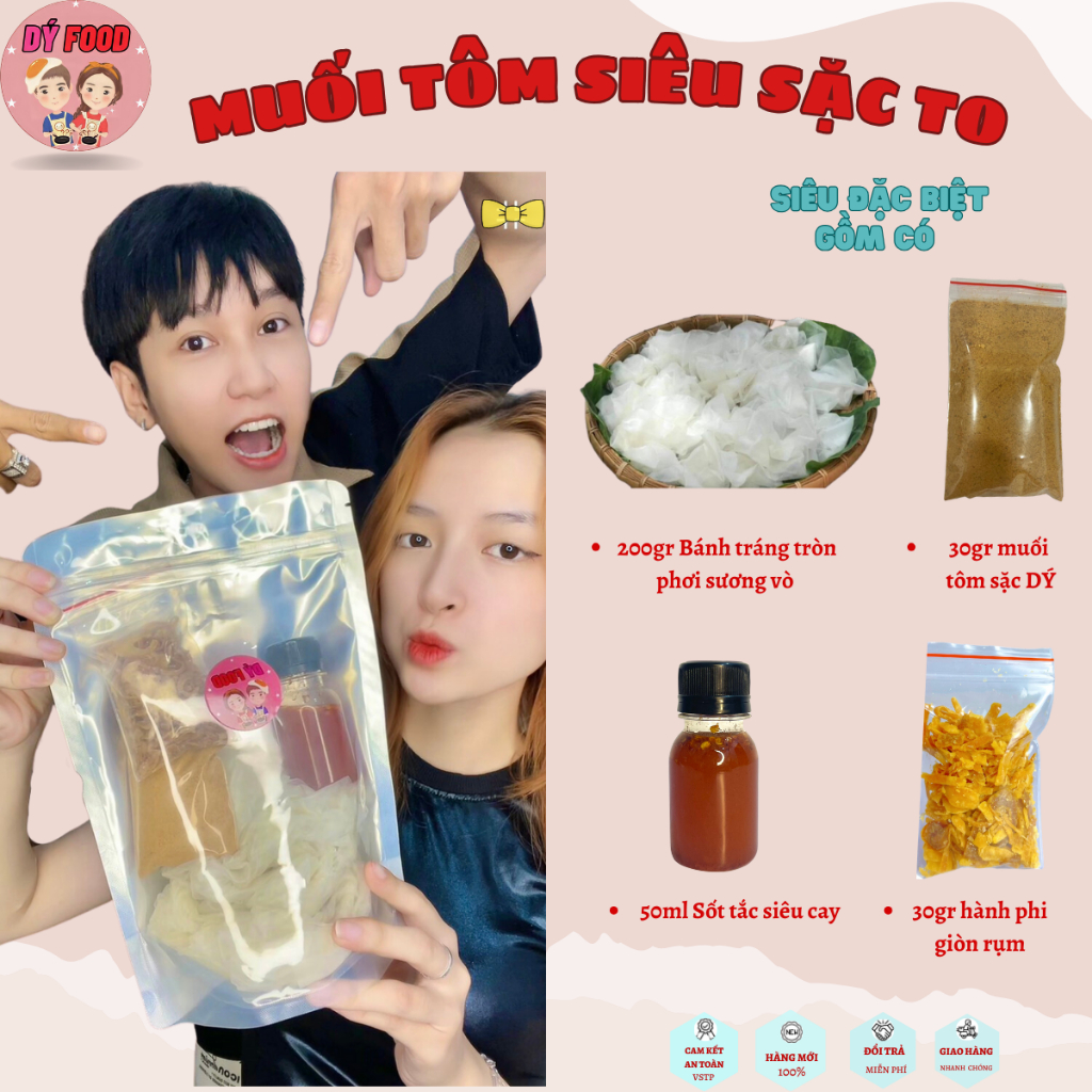 Siêu To Bánh Tráng Muối Sặc Đặc Biệt - Dý Food
