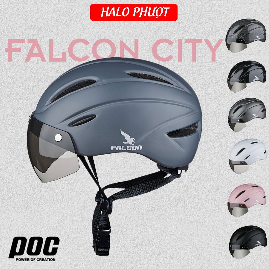 (Tặng Tai Mèo/Gấu) Nón POC Falcon City (Bảo hành trọn đời)