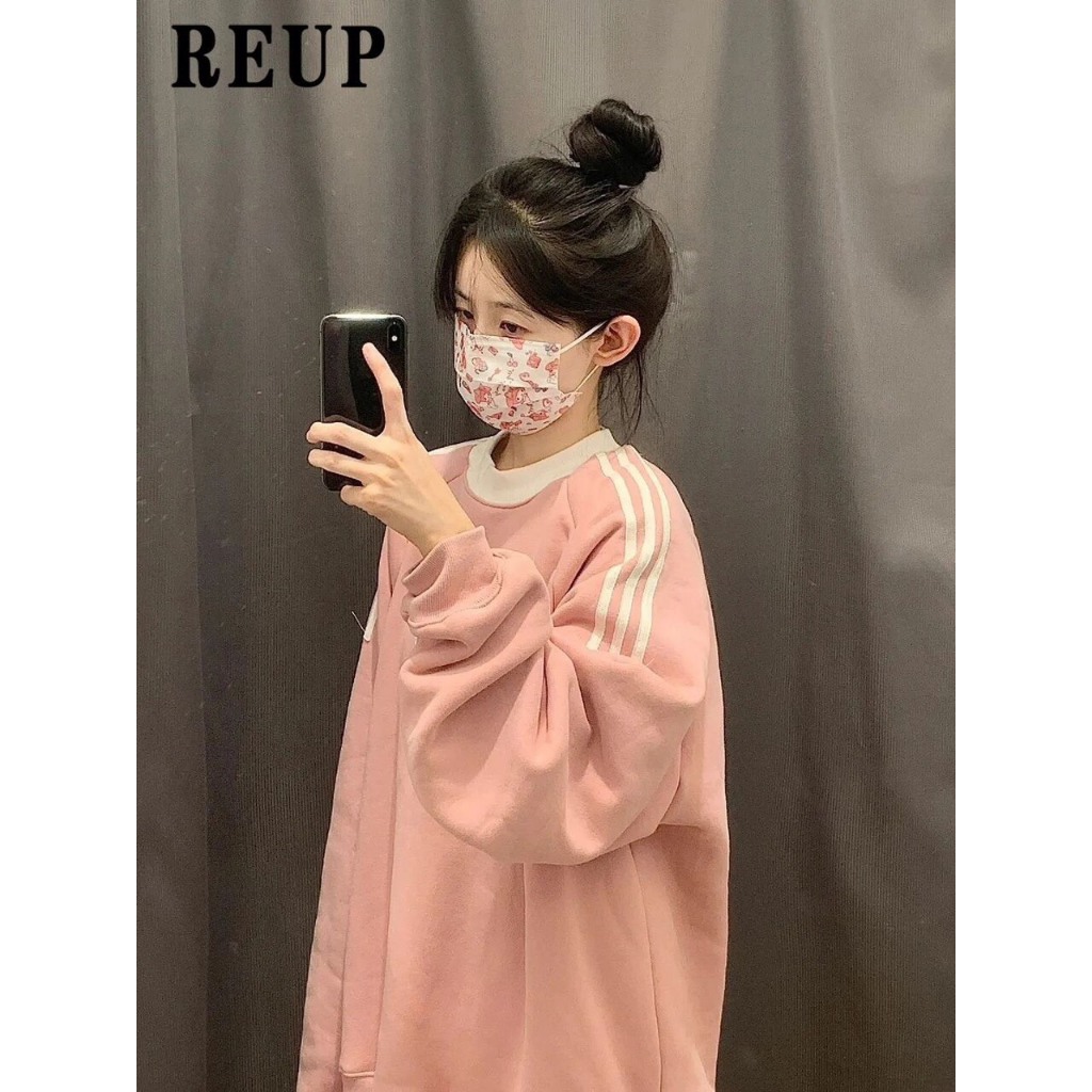 Áo Sweater phối 3 sọc tay áo unisex. Áo Sweater fom unisex chất nỉ bông mềm mịn dày dặn T16