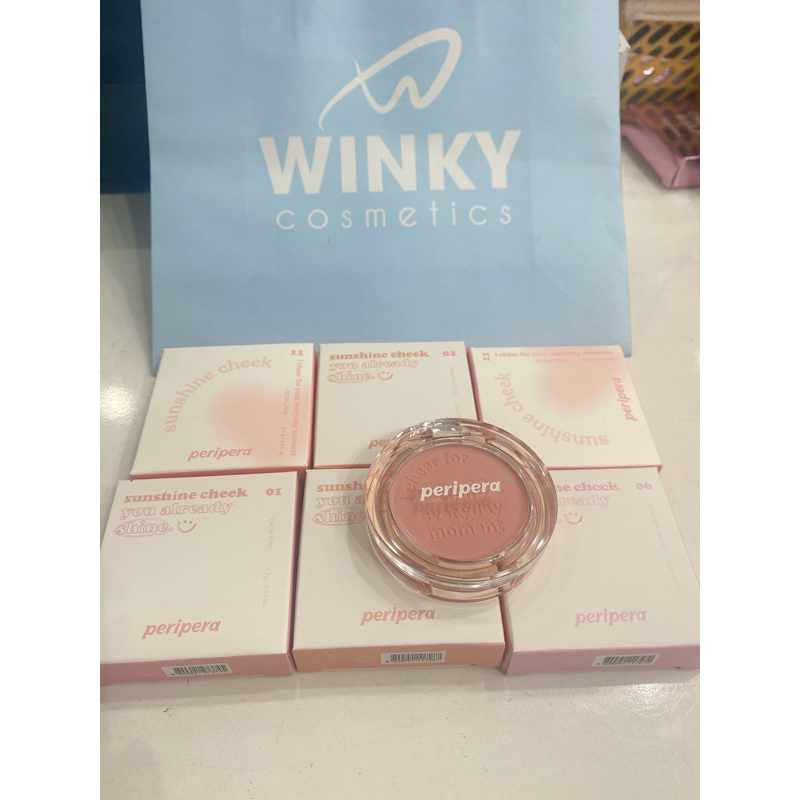 PHẤN MÁ HỒNG PERIPERA PURE BLUSHED SUNSHINE CHEEK
