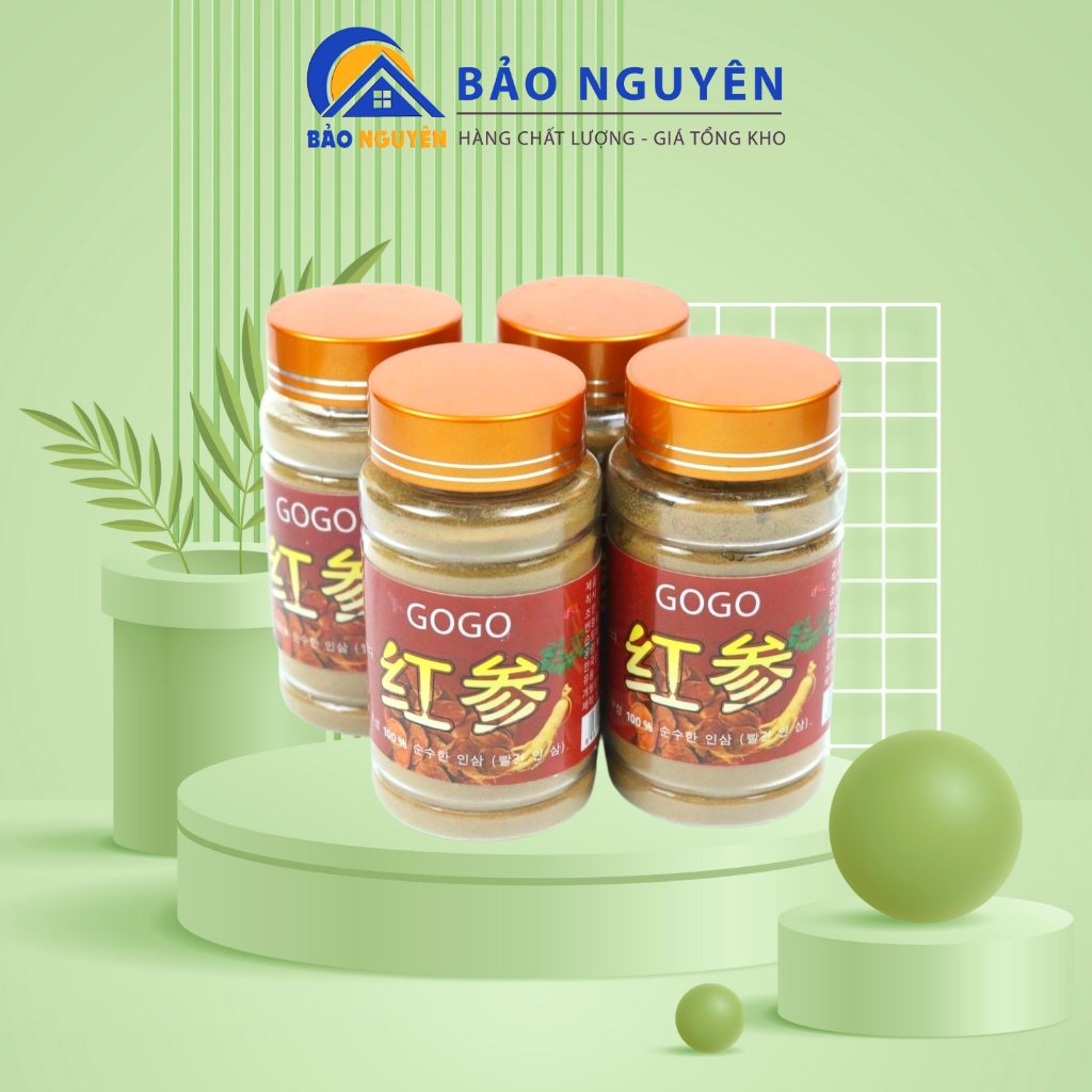 Bảo Nguyên - Bột Hồng Sâm Gogo Hàn Quốc, Cấy Nano Siêu Trắng Da
