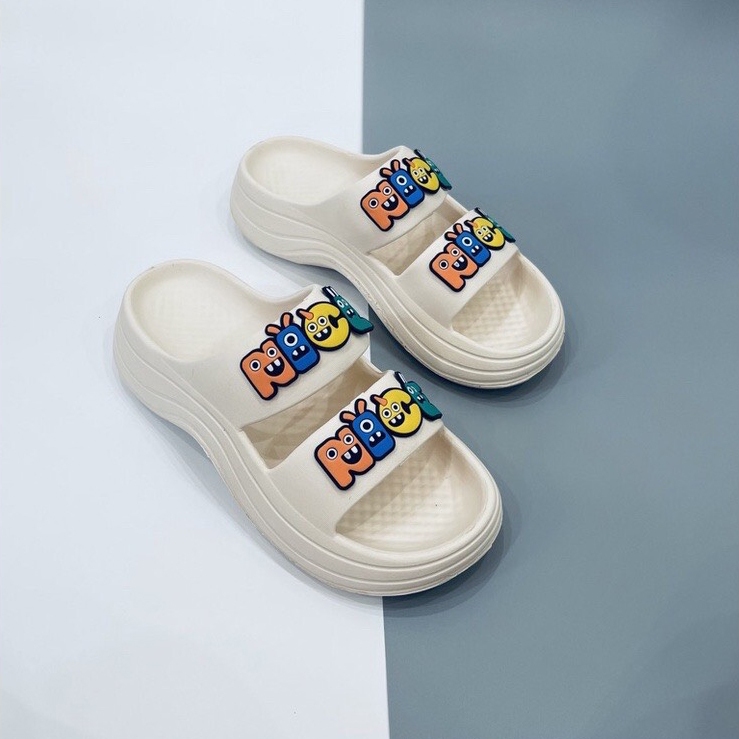 Dép Bánh Mì 2 Quai Lainiki Chất Liệu EVA Siêu Nhẹ 8003