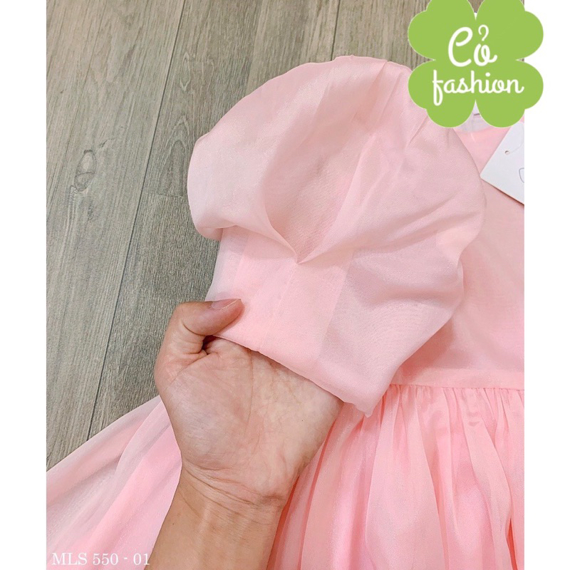 Váy tơ bé gái siêu xinh siêu bồng bềnh melisa Cỏ fashion