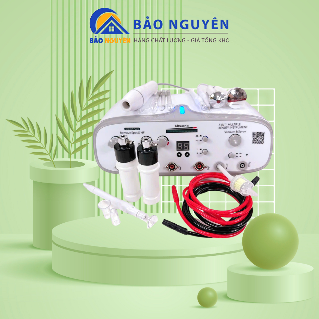 Bảo Nguyên - Máy Chăm Sóc Da, 2897,Máy đa năng 5in1, Hàng Chuẩn Loại 1 Bảo Hành 12 Tháng, mẫu mới nhất 2023