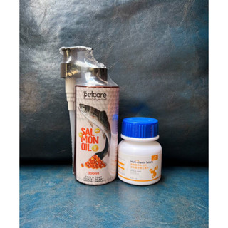 C4_Combo 1 Chai Dầu Cá Hồi 300ml + 1 Lọ Vitamin Hoa Quả Tổng Hợp 80 viên