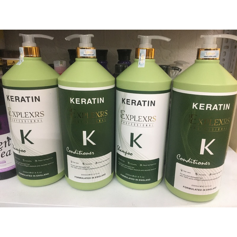 Dầu gội xả can 2000ml chuyên spa salon hương thơm chống rụng tóc mềm mượt nhiều bọt