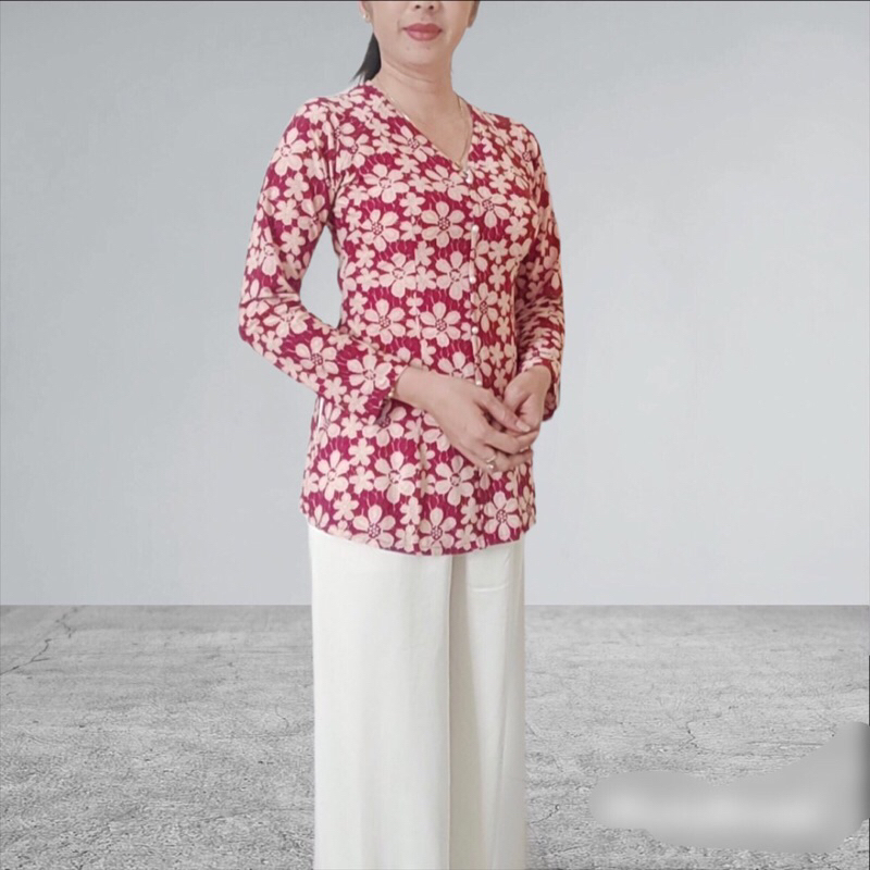 Áo bà ba nữ , áo bà ba bông size 4 ảnh thật