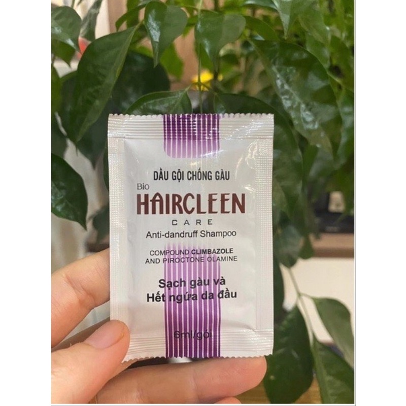 Combo 10 gói dầu gội Haircleen  - Sạch gầu, hết ngứa, sạch nấm da đầu