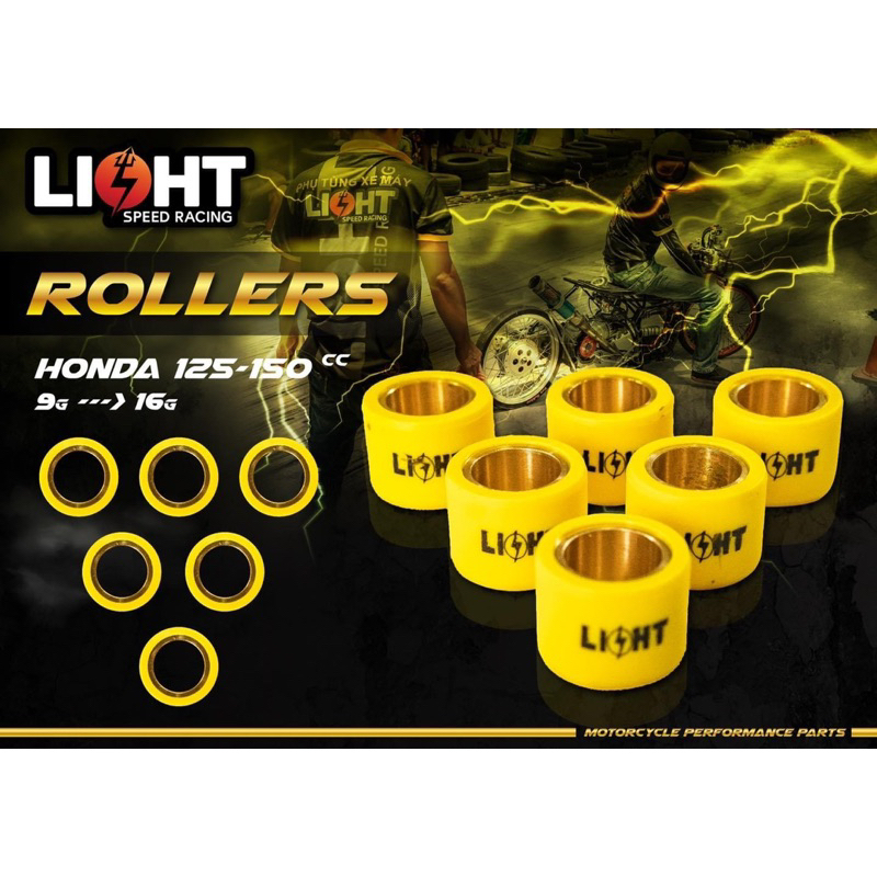 BI NỒI LIGHT HONDA 125-150cc 9gram - 16gram