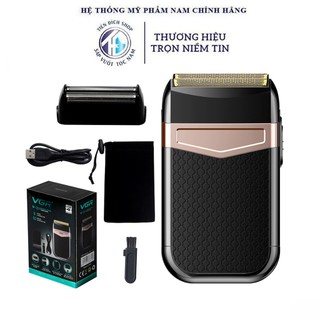 Máy cạo râu vgr 331 cao cấp + kèm 1 đầu cạo thay thế