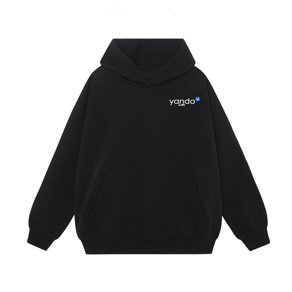 Áo Hoodie Form Rộng YANDO OUTFITS P817 Nỉ Cotton Let's Dream 350GSM Local Brand