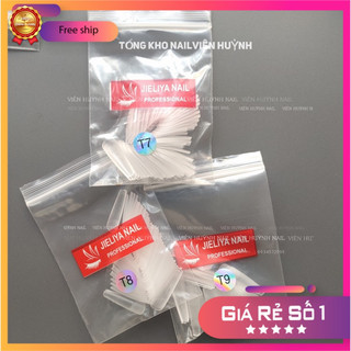Móng úp lẻ size phom thang , nhọn nhám sẵn