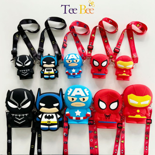 Túi Đeo Chéo Silicon Pop It Siêu Nhân Anh Hùng Cho Bé Trai Bé Gái Họa Tiết Họat Hình Kích Thước Lớn